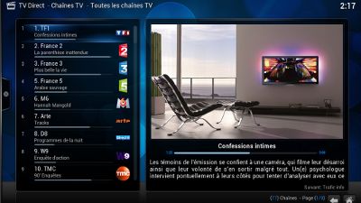 PVR et TV en direct